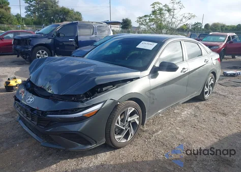 2025 Hyundai Elantra Sel Sport из США, поврежденный, VIN KMHLM4DG1SU017848